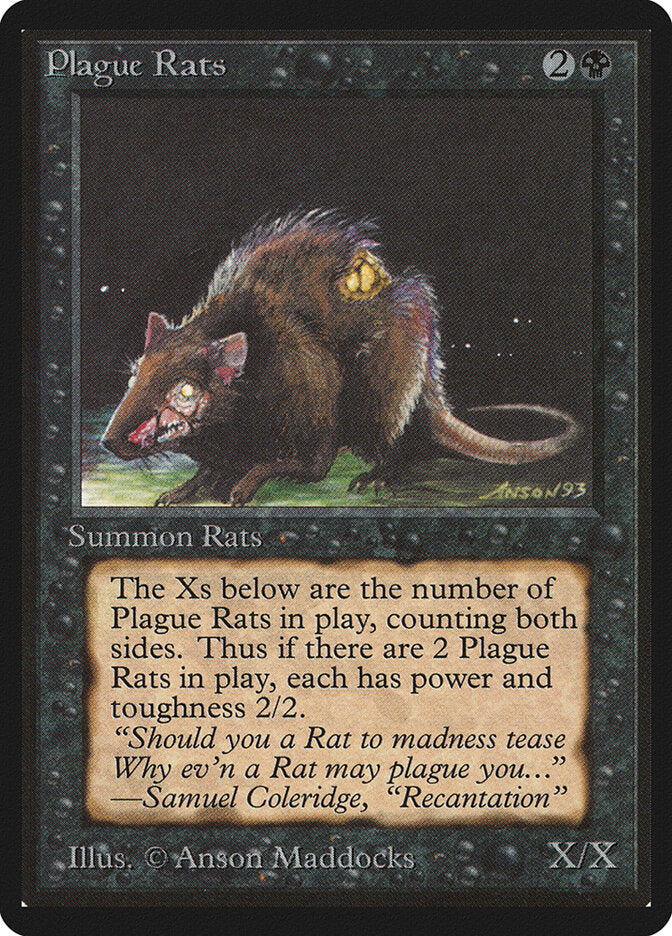 Plague Rats (122) - Limited Edition Beta (LEB)