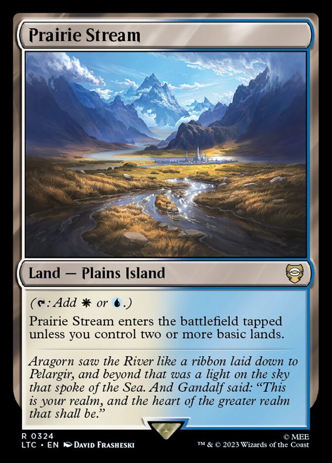 Prairie Stream (324) - Tales of Middle-earth Commander (LTC)