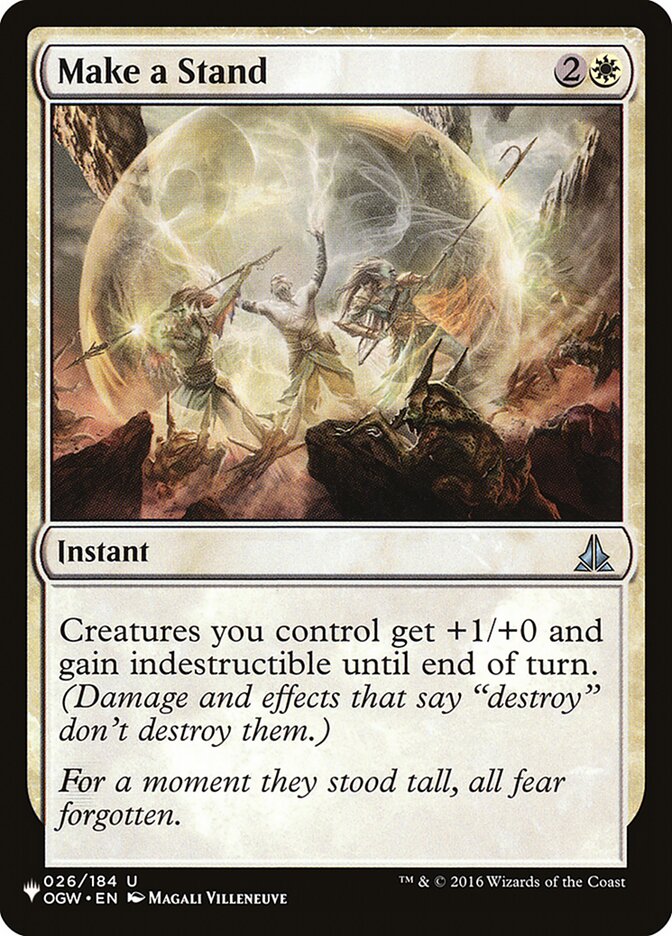 Make a Stand (OGW-26) - The List (PLST)