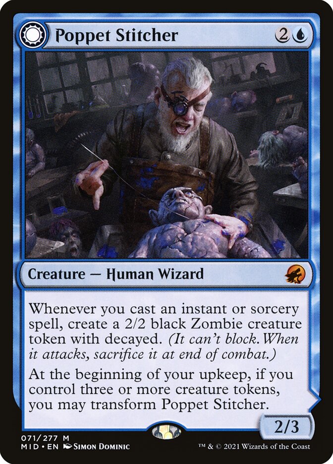 Poppet Stitcher // Poppet Factory (71) - Innistrad: Midnight Hunt (MID)