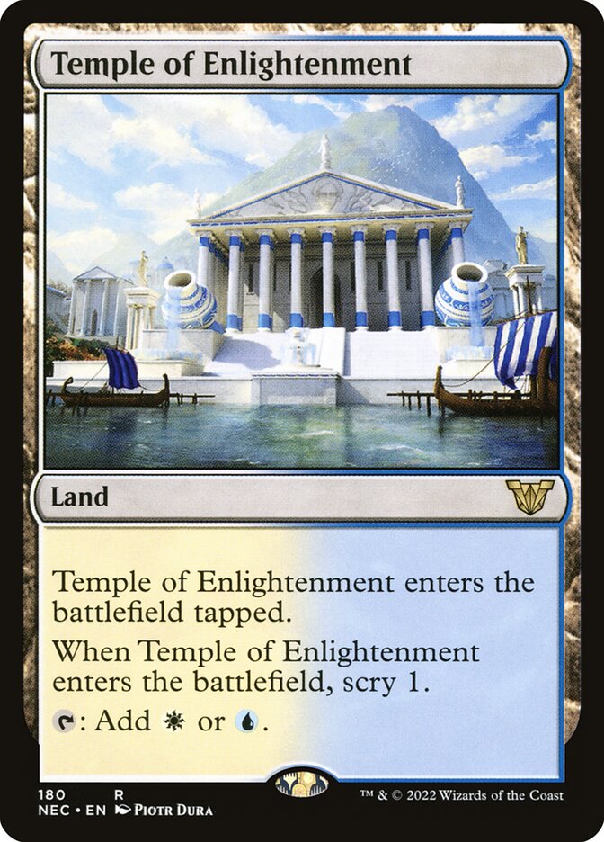 Temple of Enlightenment (180) - Neon Dynasty Commander (NEC)