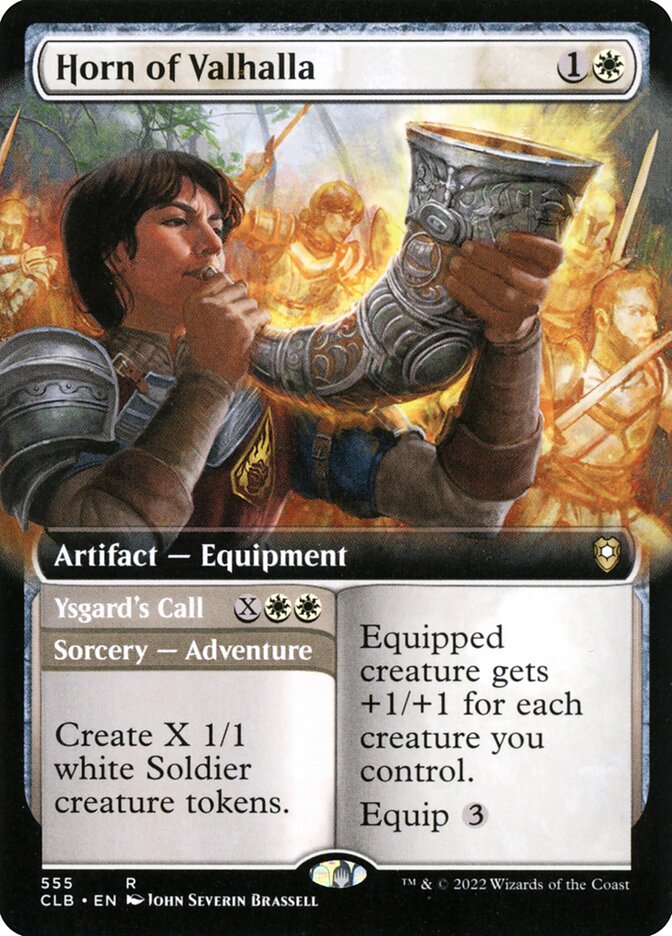Horn of Valhalla // Ysgard's Call (555) - Commander Legends: Battle for Baldur's Gate (CLB)