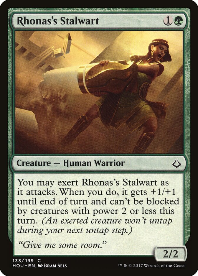 Rhonas's Stalwart (133) - Hour of Devastation (HOU)