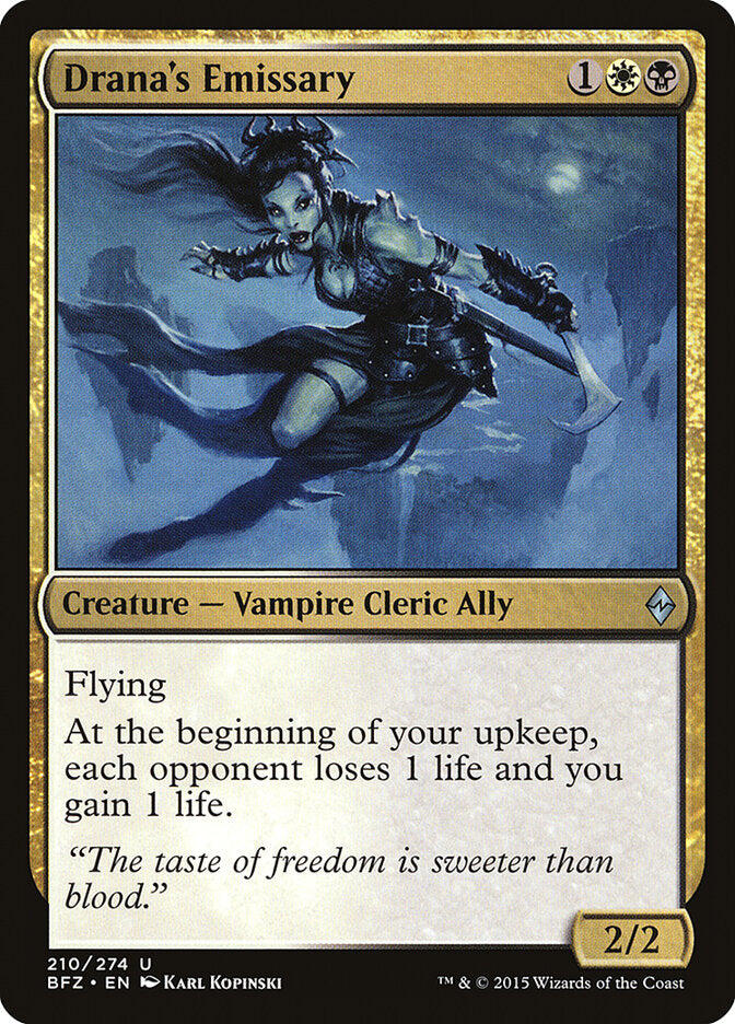 Drana's Emissary (210) - Battle for Zendikar (BFZ)