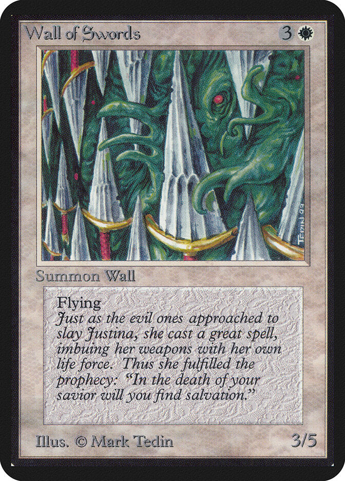 Wall of Swords (42) - Limited Edition Alpha (LEA)