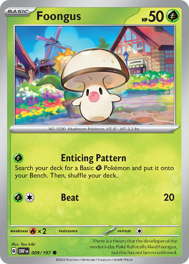 Foongus (9/197) - Obsidian Flames (OBF)