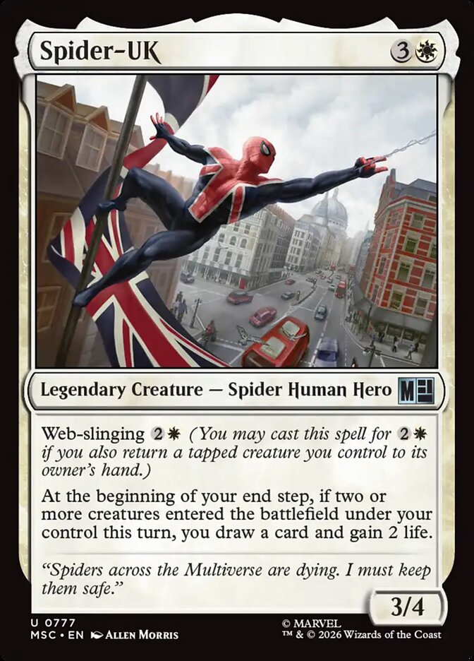 Spider-UK (777) - Marvel Super Heroes Commander (MSC)