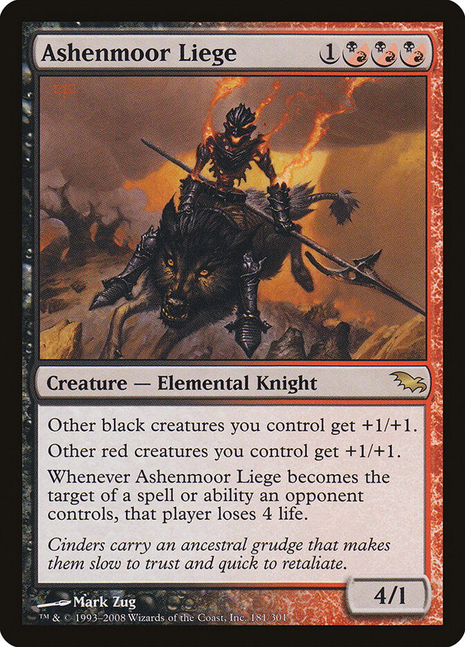 Ashenmoor Liege (181) - Shadowmoor (SHM)