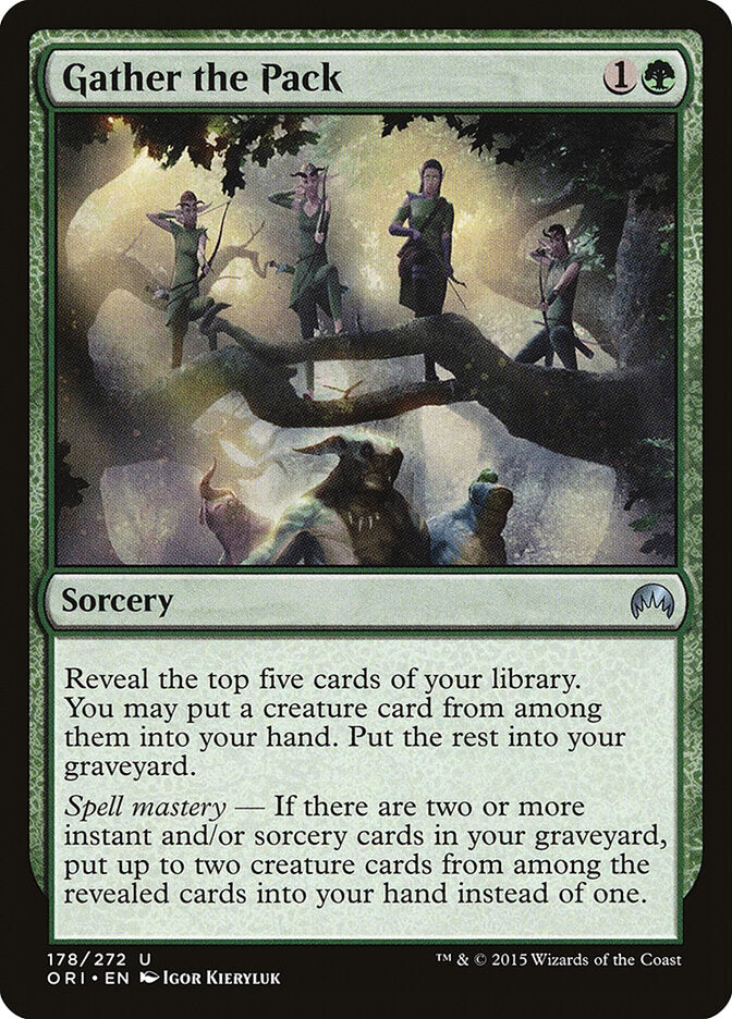 Gather the Pack (178) - Magic Origins (ORI)