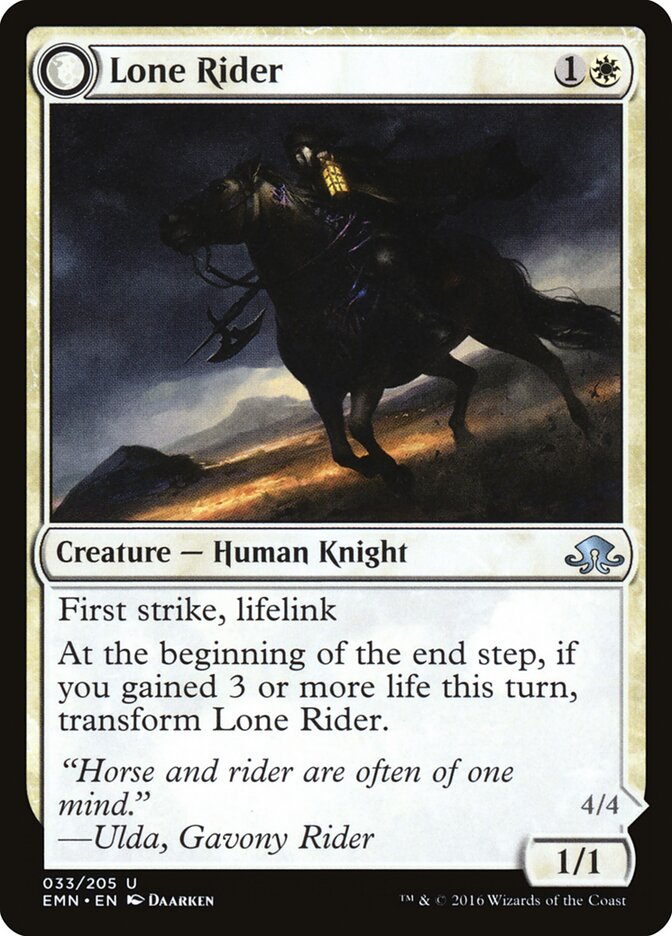 Lone Rider // It That Rides as One (33) - Eldritch Moon (EMN)
