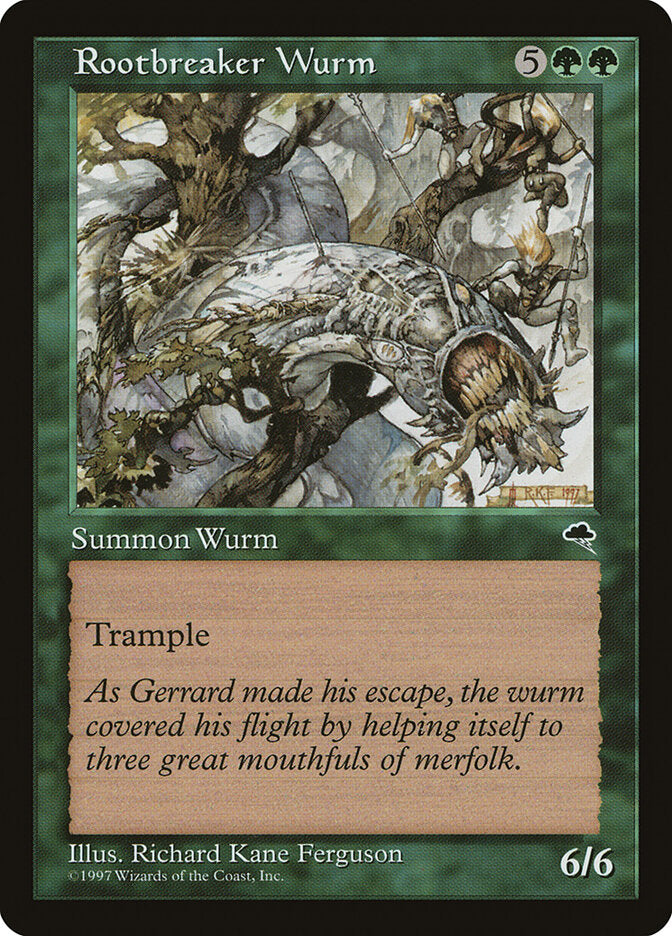 Rootbreaker Wurm (251) - Tempest (TMP)
