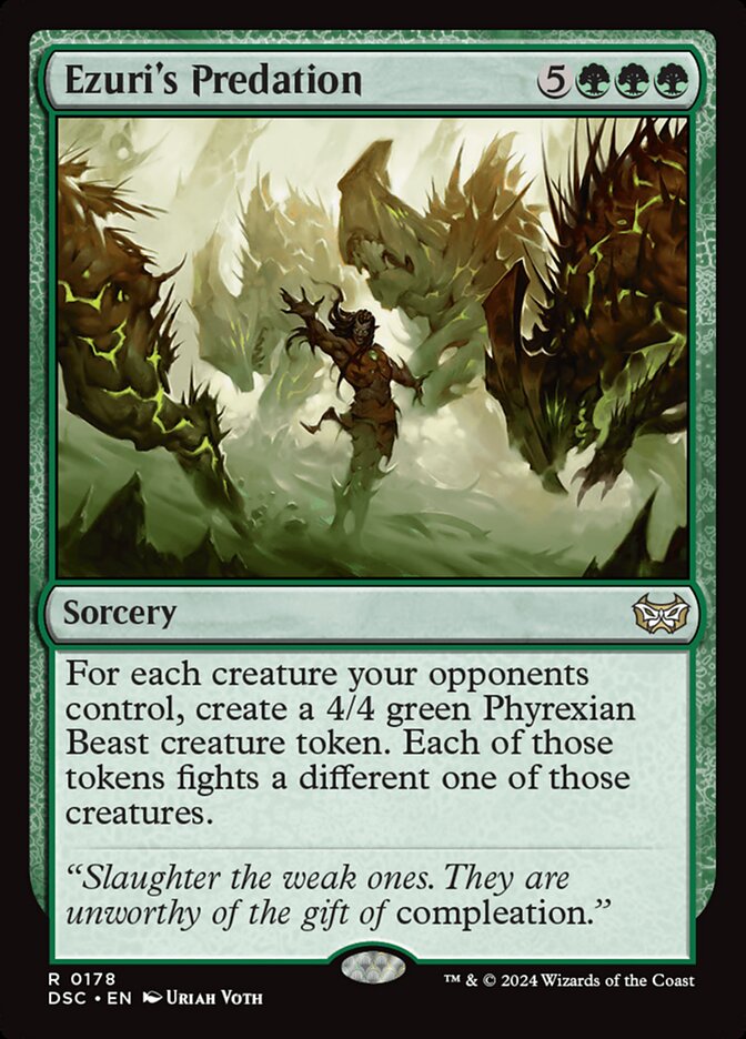 Ezuri's Predation (178) - Duskmourn: House of Horror Commander (DSC)