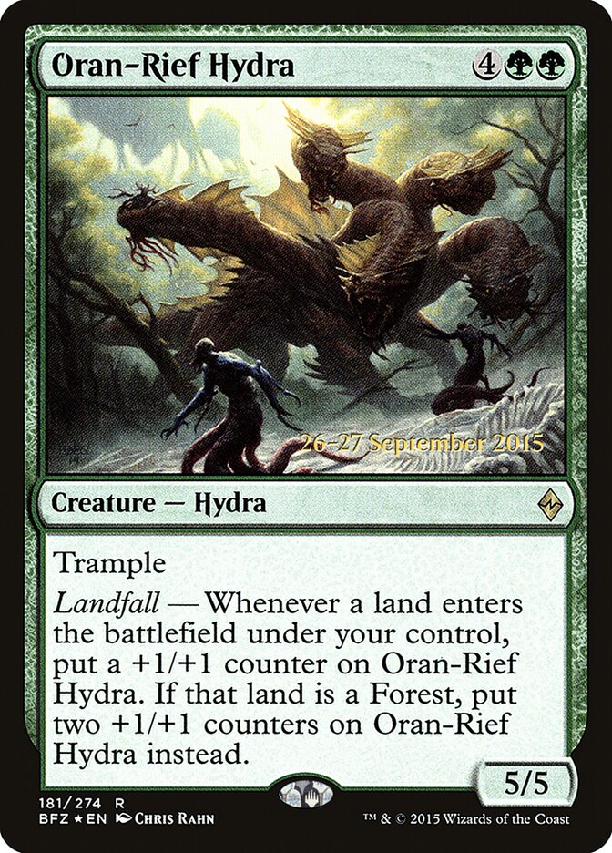Oran-Rief Hydra (181s) - Battle for Zendikar Promos (PBFZ)