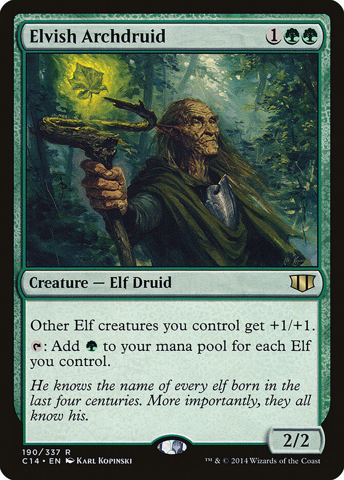 Elvish Archdruid (190) - Commander 2014 (C14)