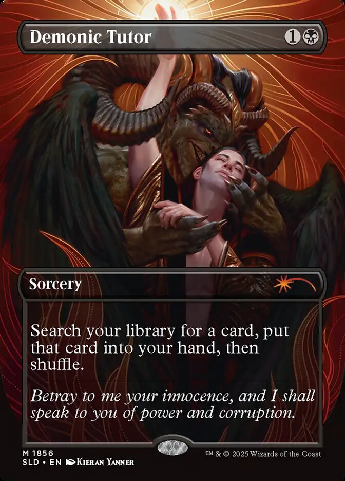 Demonic Tutor (1856) - Secret Lair Drop (SLD)