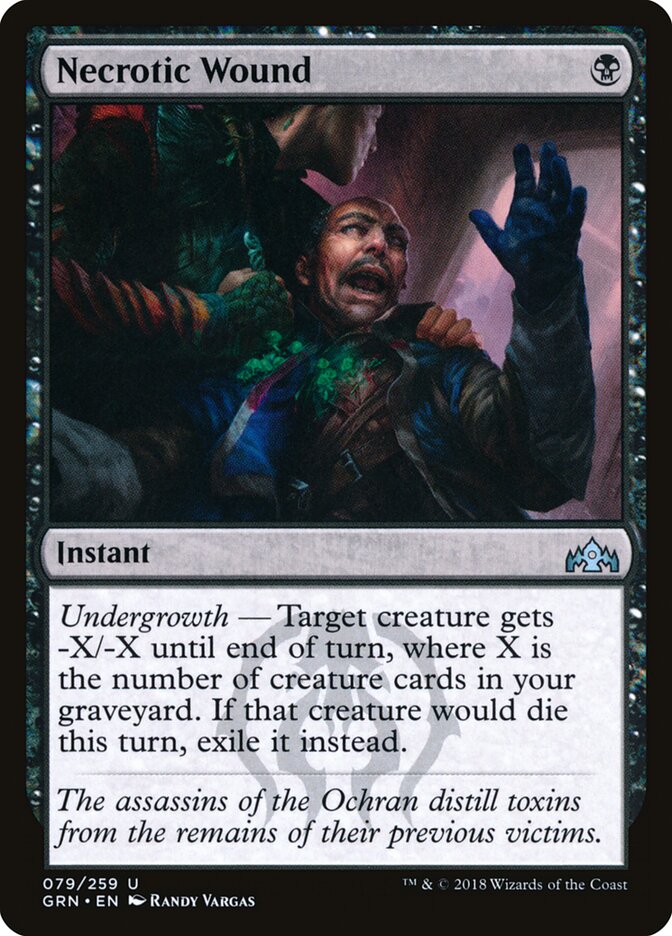 Necrotic Wound (79) - Guilds of Ravnica (GRN)