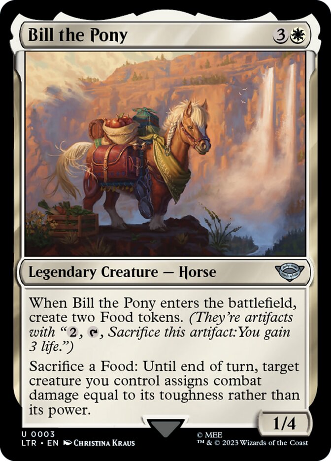 Bill the Pony (3) - The Lord of the Rings: Tales of Middle-earth (LTR)