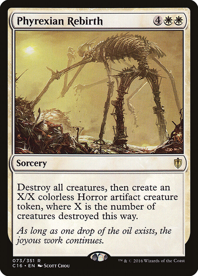 Phyrexian Rebirth (73) - Commander 2016 (C16)