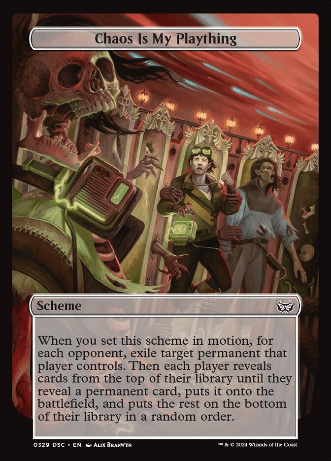 Chaos Is My Plaything (329) - Duskmourn: House of Horror Commander (DSC)