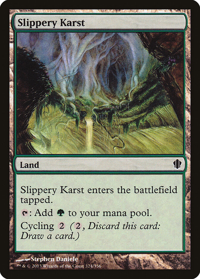 Slippery Karst (324) - Commander 2013 (C13)
