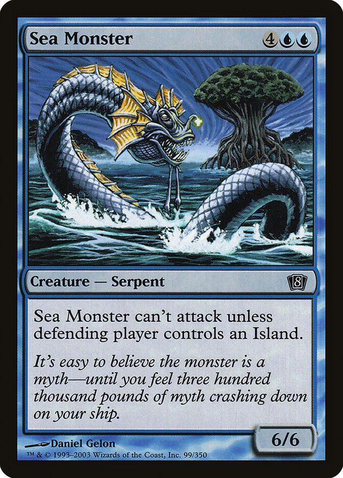 Sea Monster (99) - Eighth Edition (8ED)