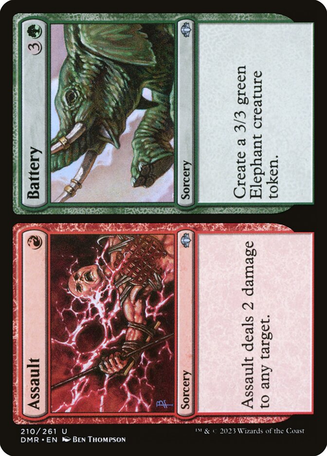 Assault // Battery (210) - Dominaria Remastered (DMR)