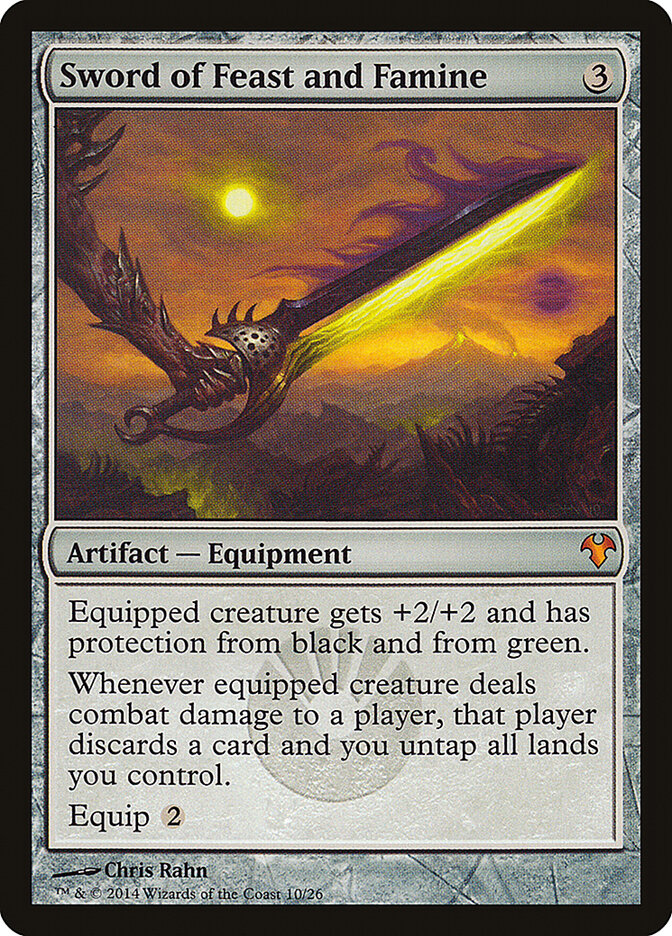 Sword of Feast and Famine (10) - Modern Event Deck 2014 (MD1)