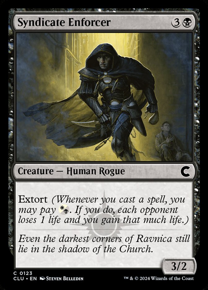 Syndicate Enforcer (123) - Ravnica: Clue Edition (CLU)