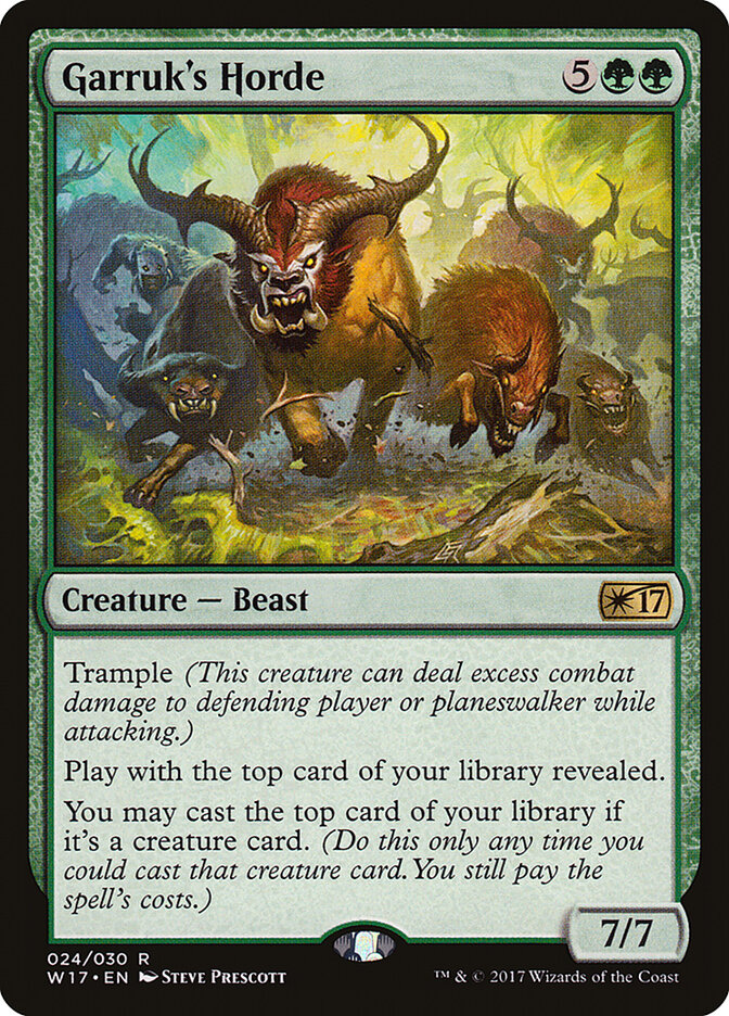 Garruk's Horde (24) - Welcome Deck 2017 (W17)