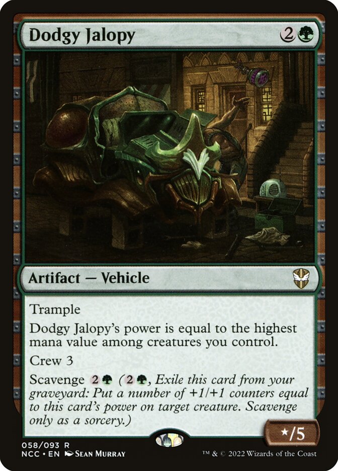 Dodgy Jalopy (58) - New Capenna Commander (NCC)