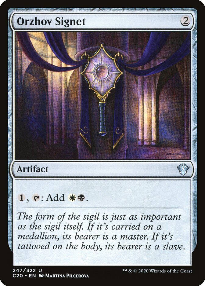 Orzhov Signet (247) - Commander 2020 (C20)