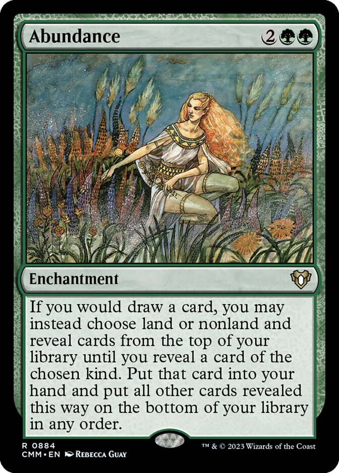 Abundance (884) - Commander Masters (CMM)