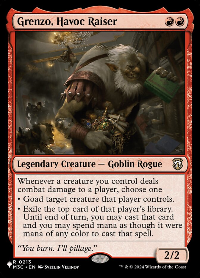Grenzo, Havoc Raiser (M3C-213) - The List (PLST)