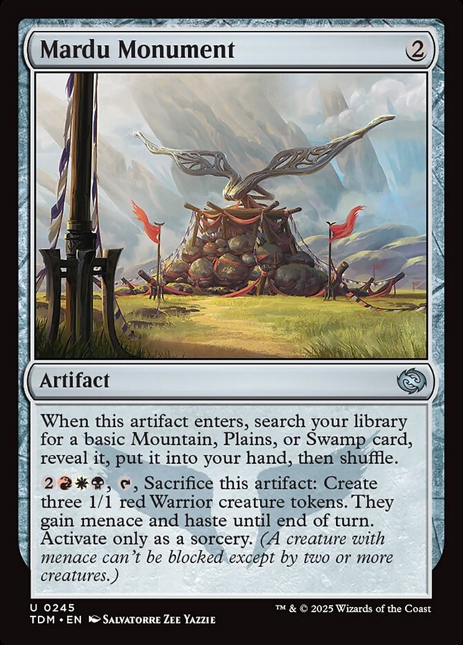 Mardu Monument (245) - Tarkir: Dragonstorm (TDM)