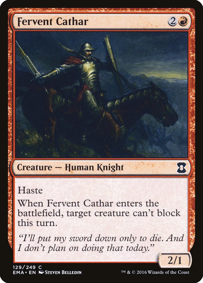 Fervent Cathar (129) - Eternal Masters (EMA)