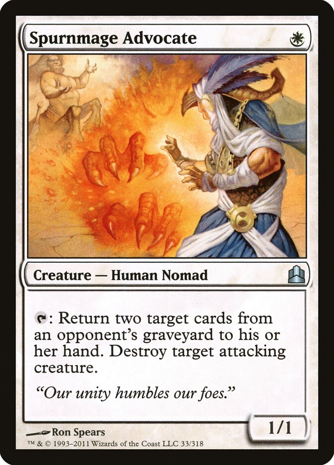 Spurnmage Advocate (33) - Commander 2011 (CMD)