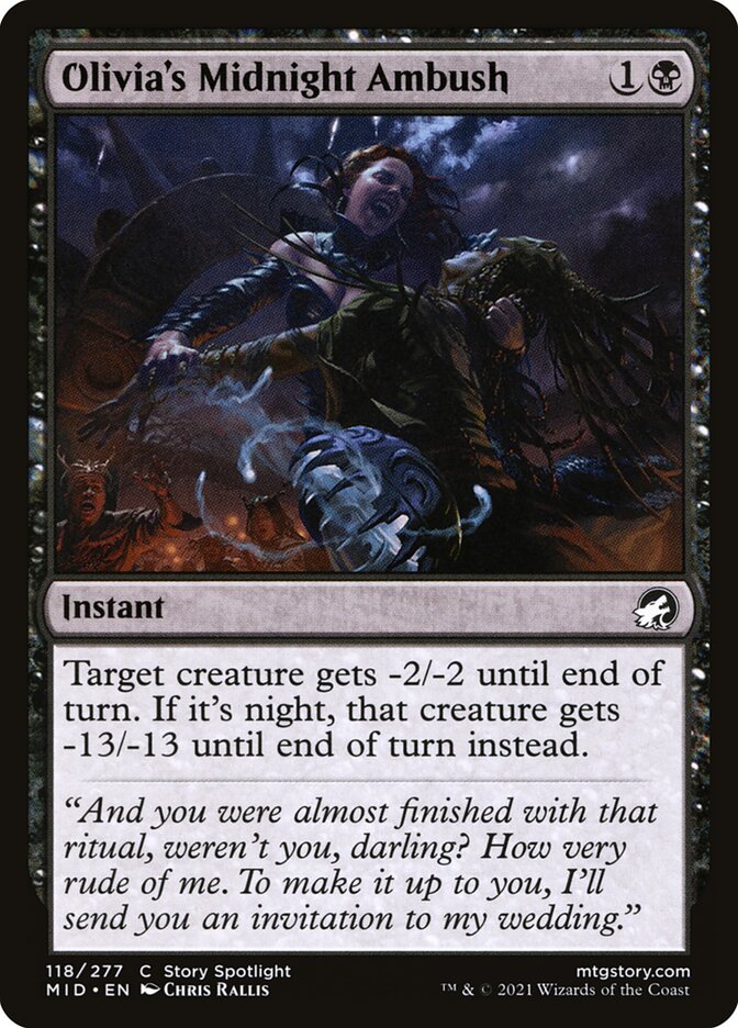 Olivia's Midnight Ambush (118) - Innistrad: Midnight Hunt (MID)