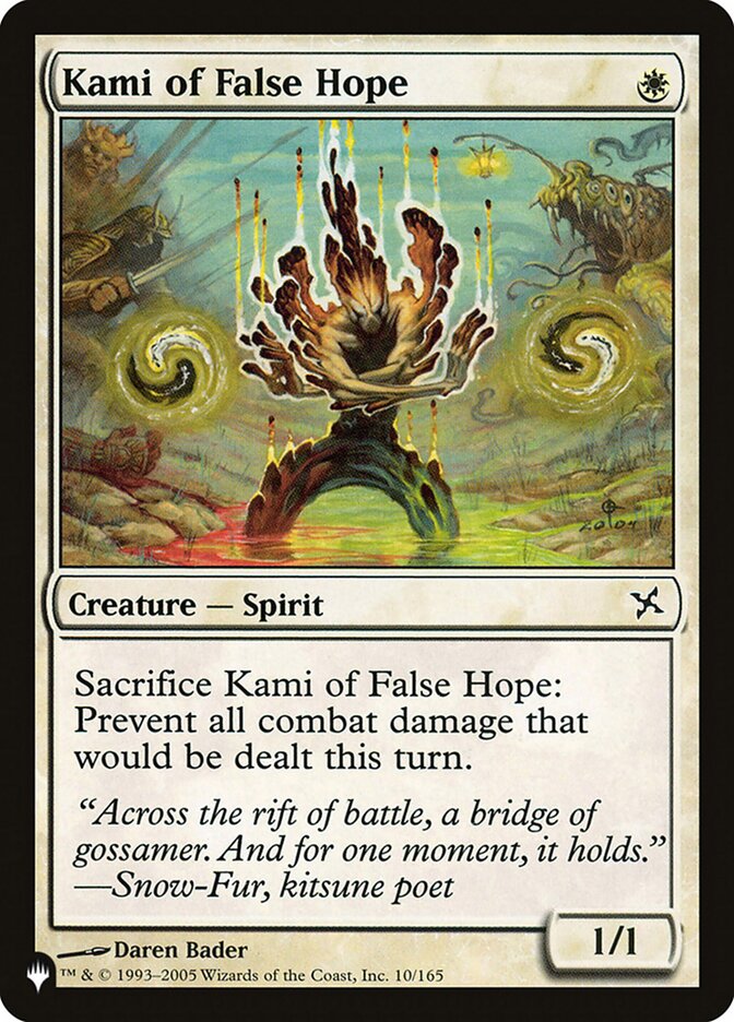 Kami of False Hope (BOK-10) - The List (PLST)