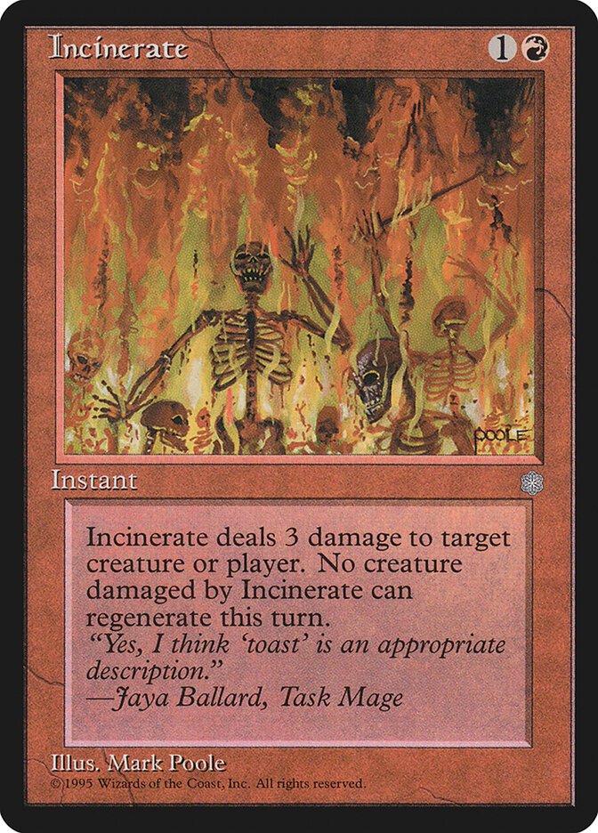Incinerate (194) - Ice Age (ICE)