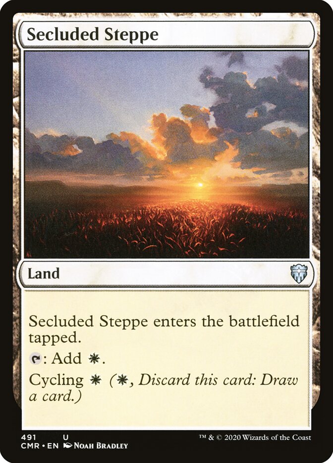 Secluded Steppe (491) - Commander Legends (CMR)