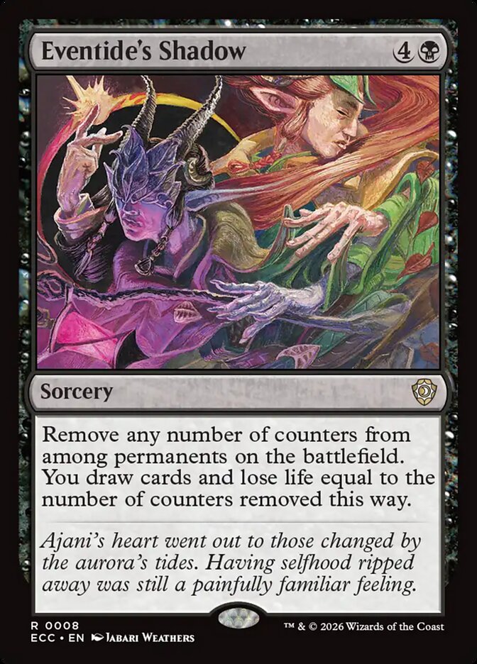 Eventide's Shadow (8) - Lorwyn Eclipsed Commander (ECC)