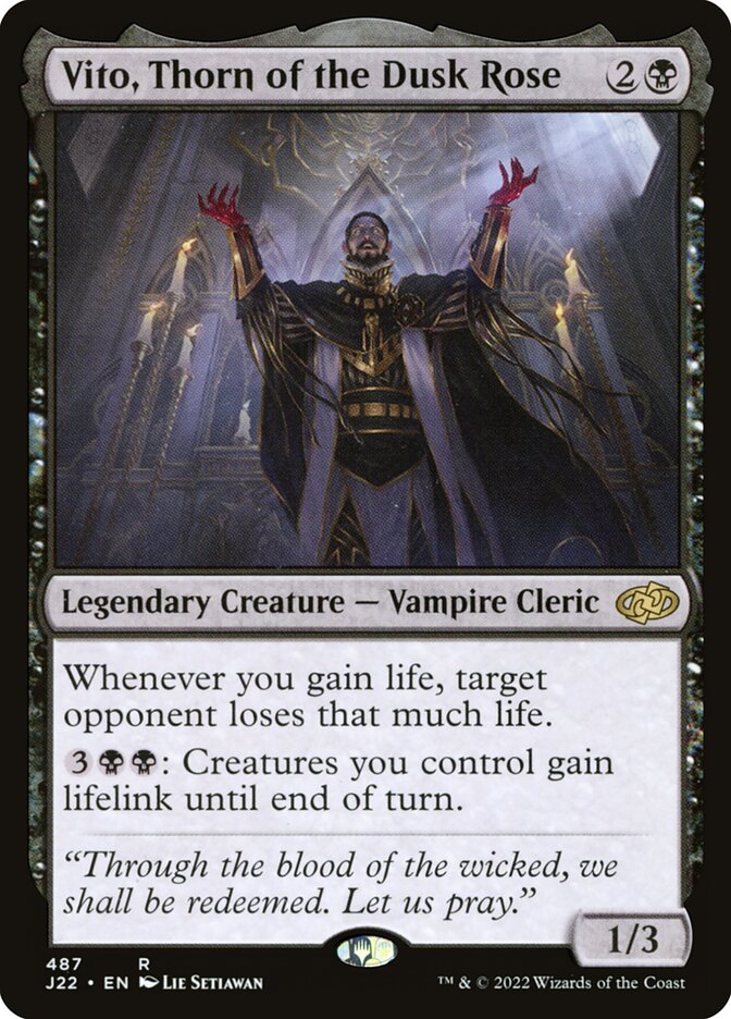 Vito, Thorn of the Dusk Rose (487) - Jumpstart 2022 (J22)