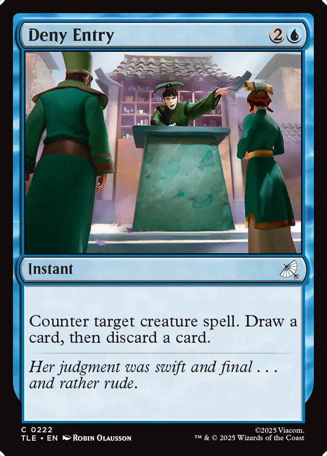 Deny Entry (222) - Avatar: The Last Airbender Eternal (TLE)