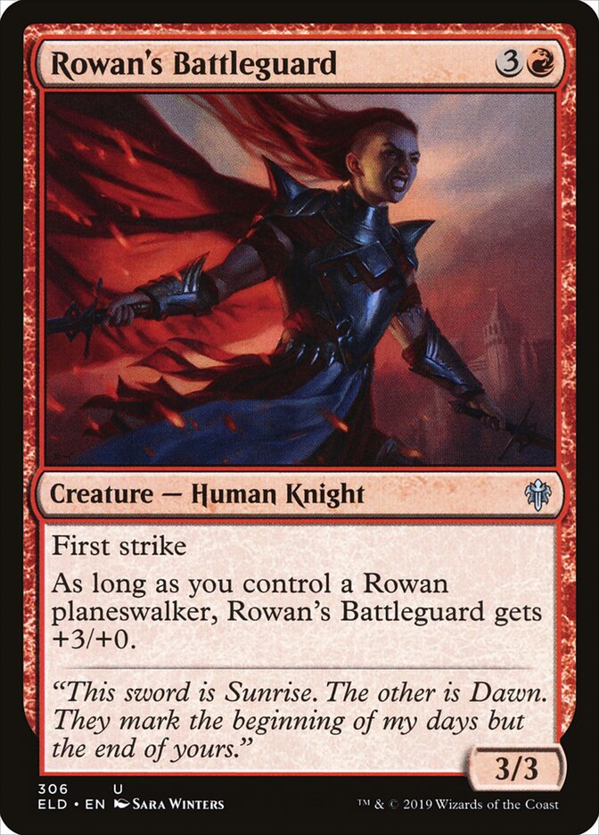 Rowan's Battleguard (306) - Throne of Eldraine (ELD)