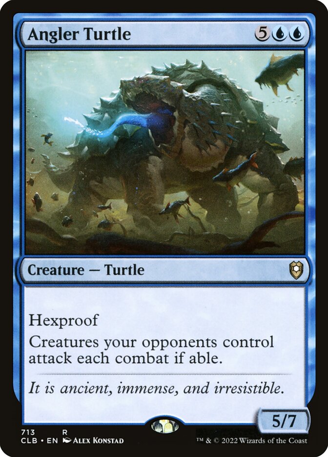 Angler Turtle (713) - Commander Legends: Battle for Baldur's Gate (CLB)