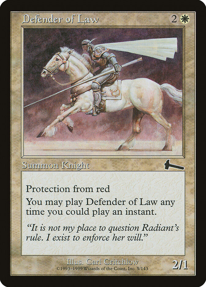 Defender of Law (5) - Urza's Legacy (ULG)