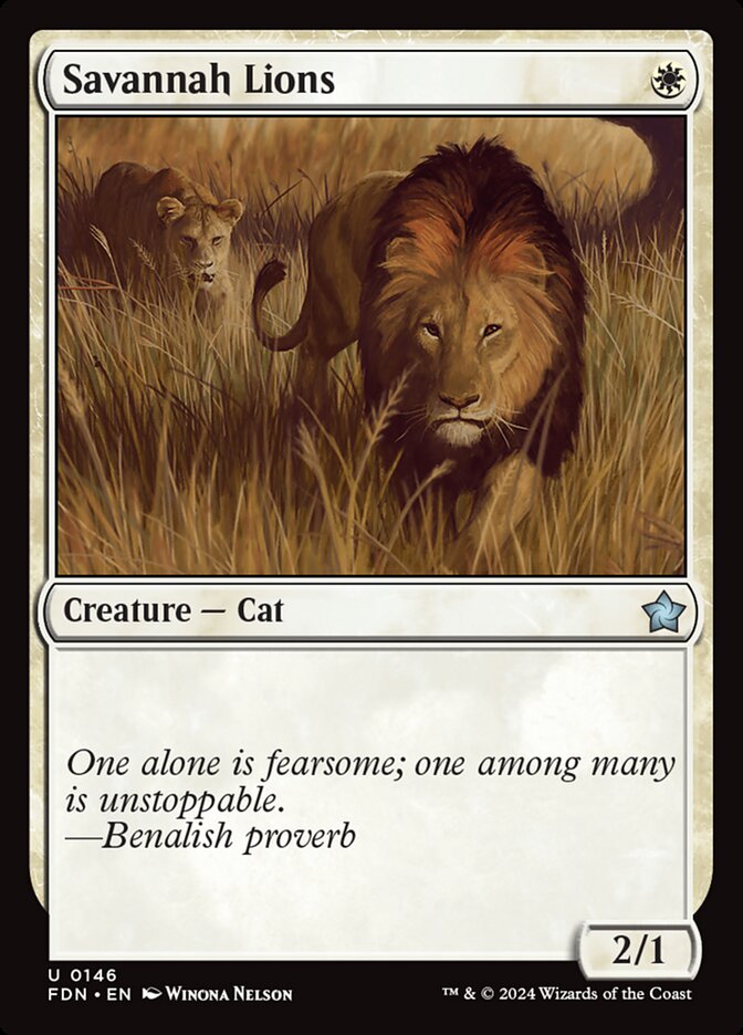 Savannah Lions (146) - Foundations (FDN)