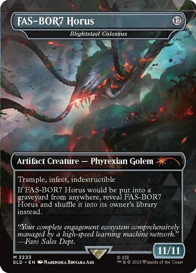 FAS-BOR7 Horus - Blightsteel Colossus (2223) - Secret Lair Drop (SLD)