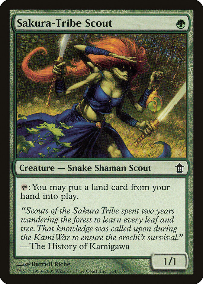 Sakura-Tribe Scout (144) - Saviors of Kamigawa (SOK)