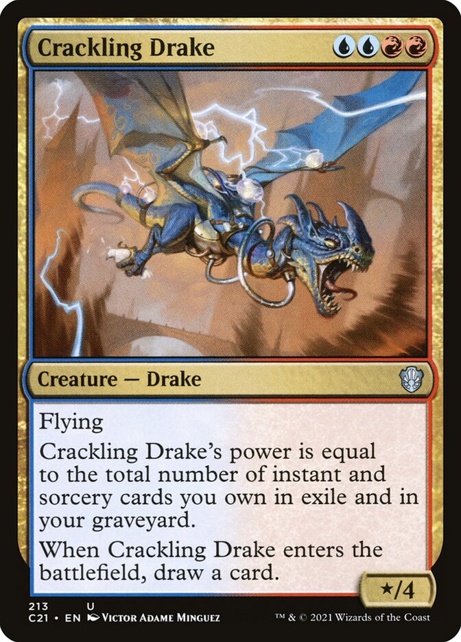 Crackling Drake (213) - Commander 2021 (C21)